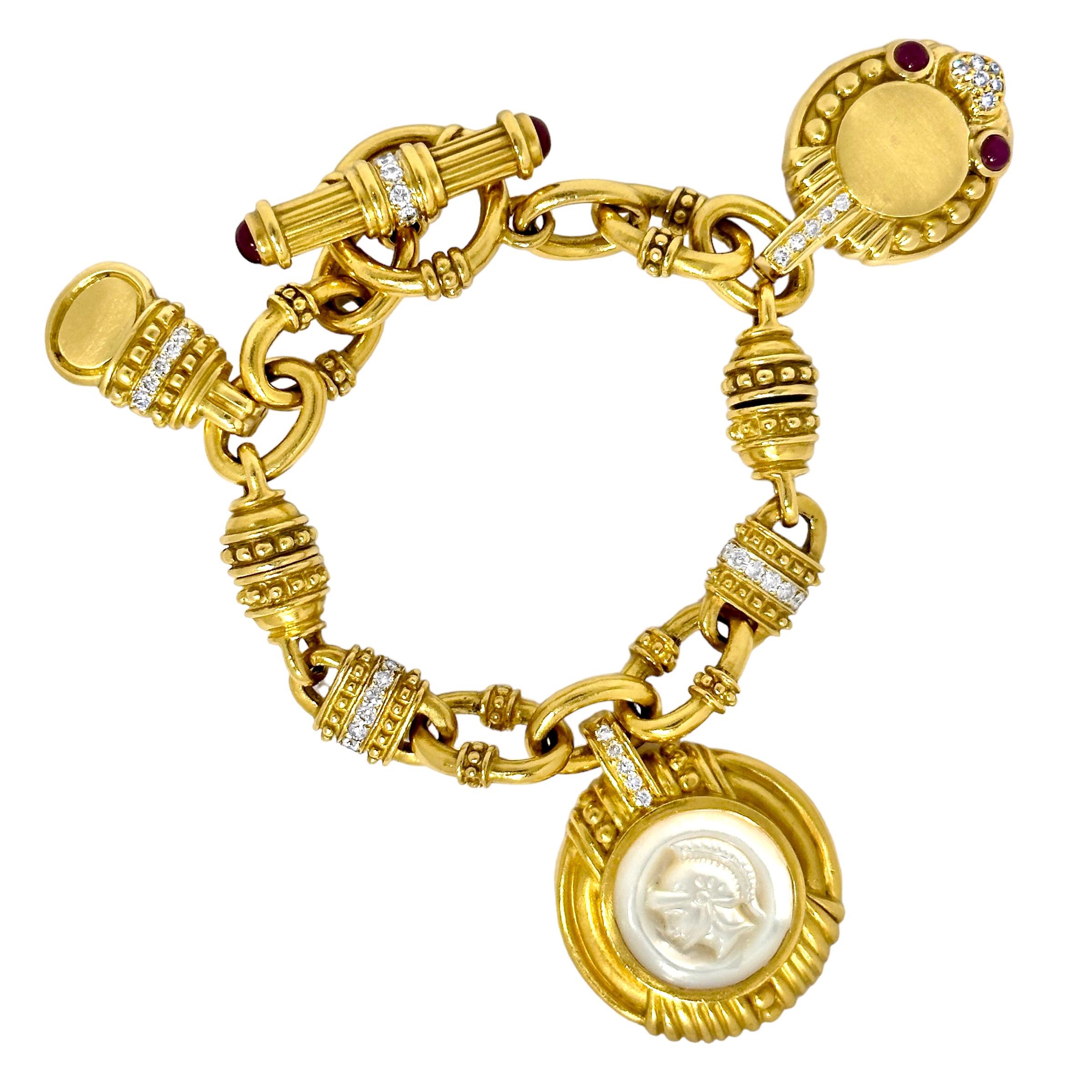 Judith Ripka 18k Gold Classic Revive Perlenkette mit besonderen Eigenschaften im Angebot 8