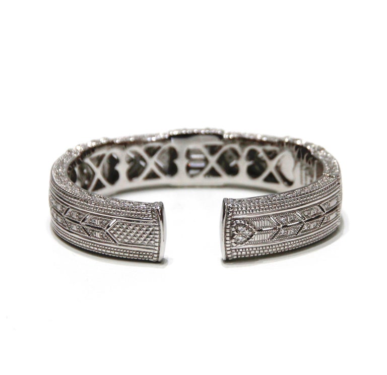 Judith Ripka 18K Gold Diamond Bracelet For Sale at 1stDibs