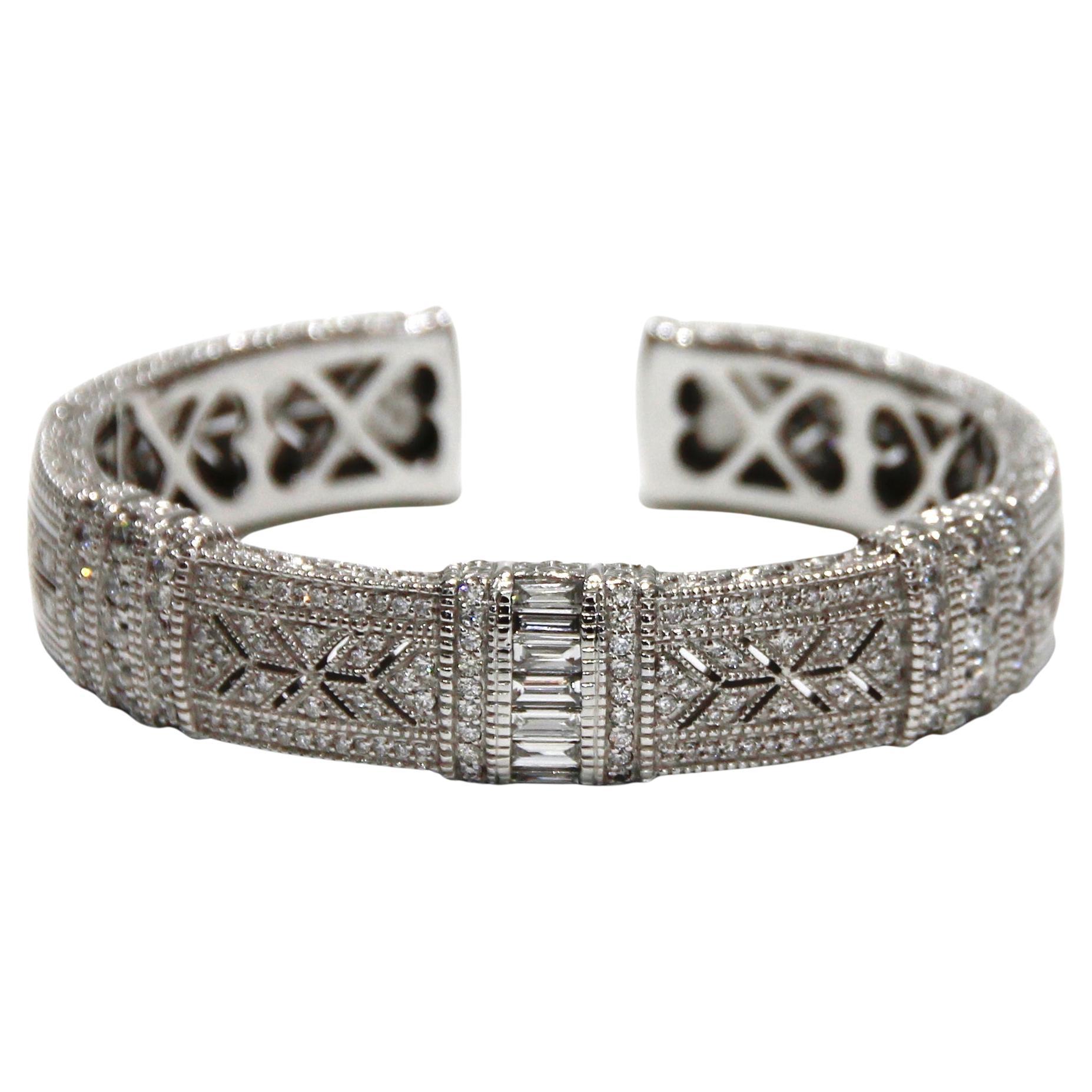 Judith Ripka Bracelet en or 18 carats et diamants