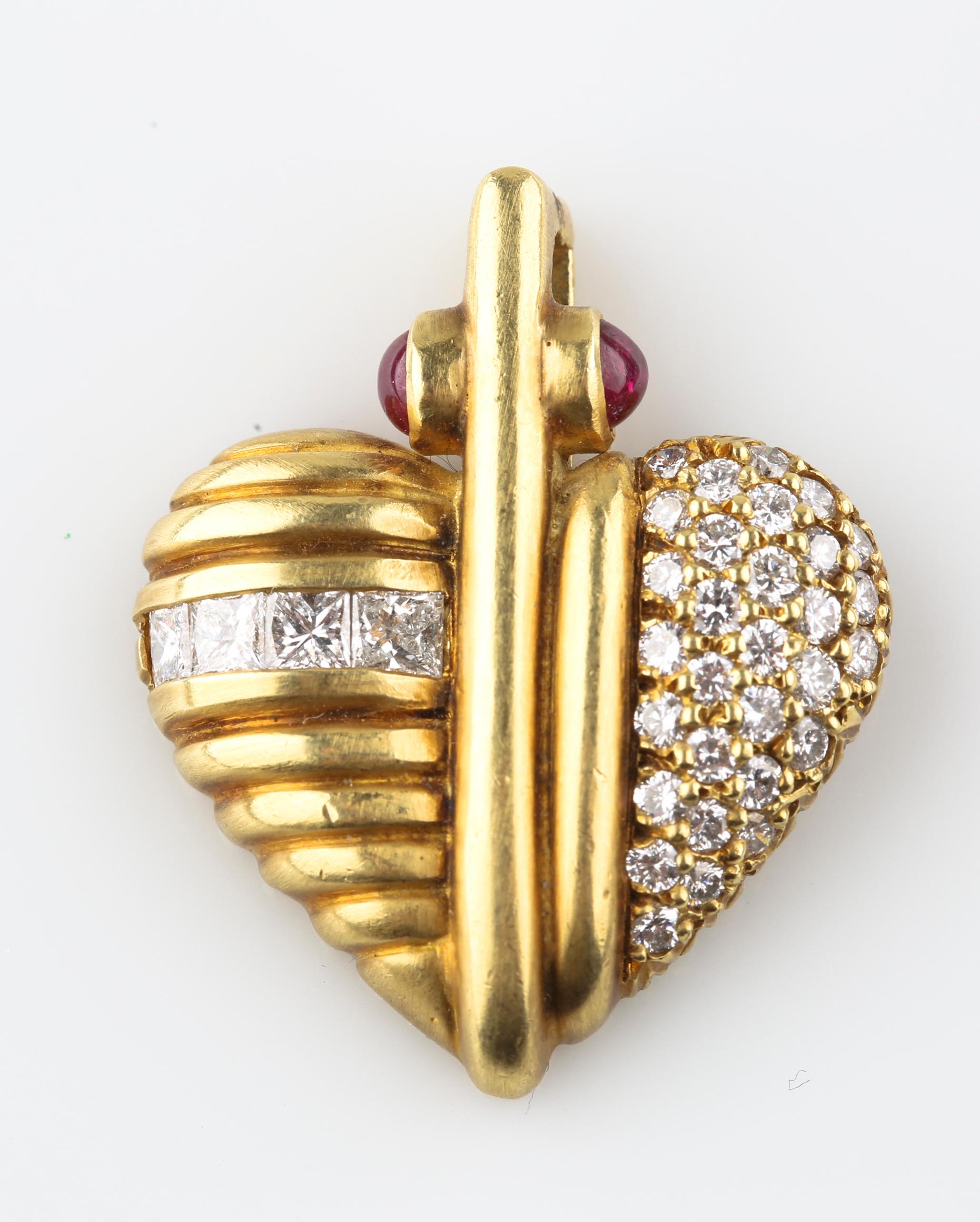 Judith Ripka 18k Gold Diamant Perlen Schmuck Set Halskette Ohrringe Anhänger Brosche Damen im Angebot