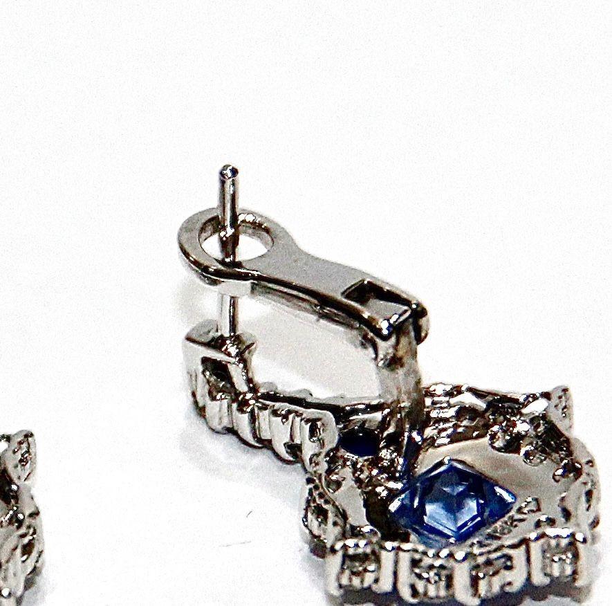 judith ripka blue topaz earrings