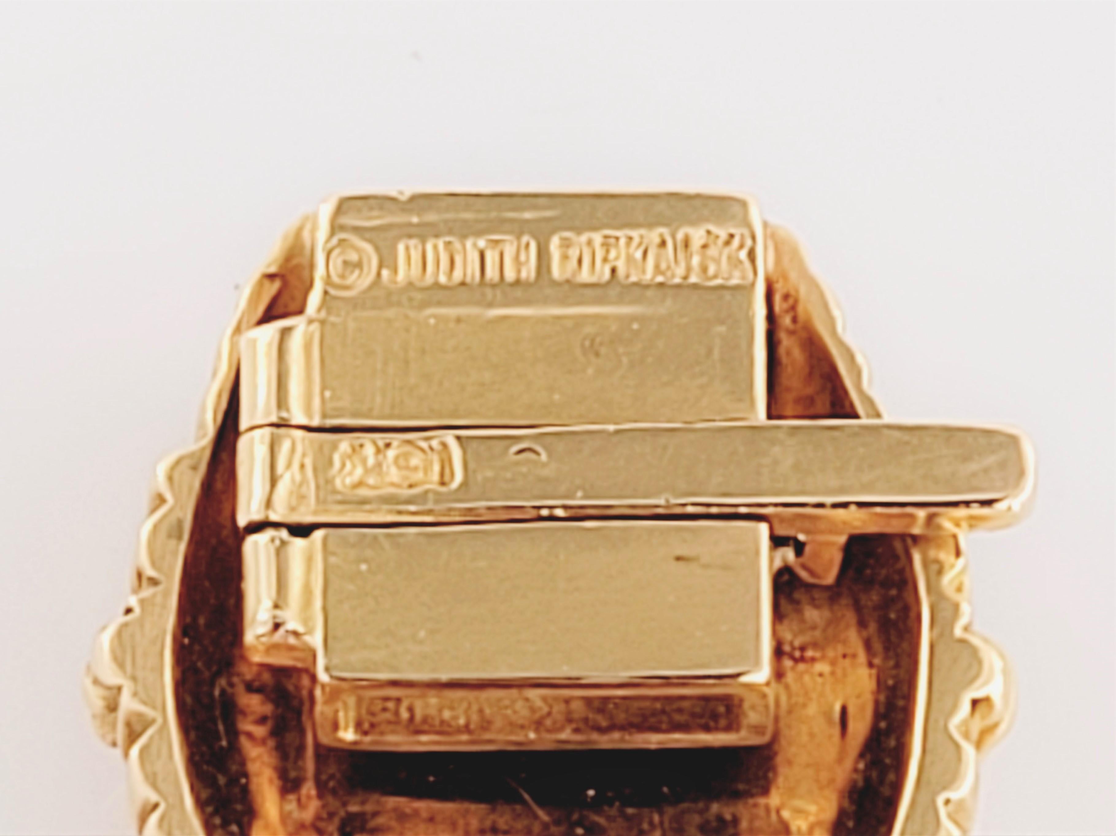 Judith Ripka 18K Yellow Gold Bracelet with diamonds 8