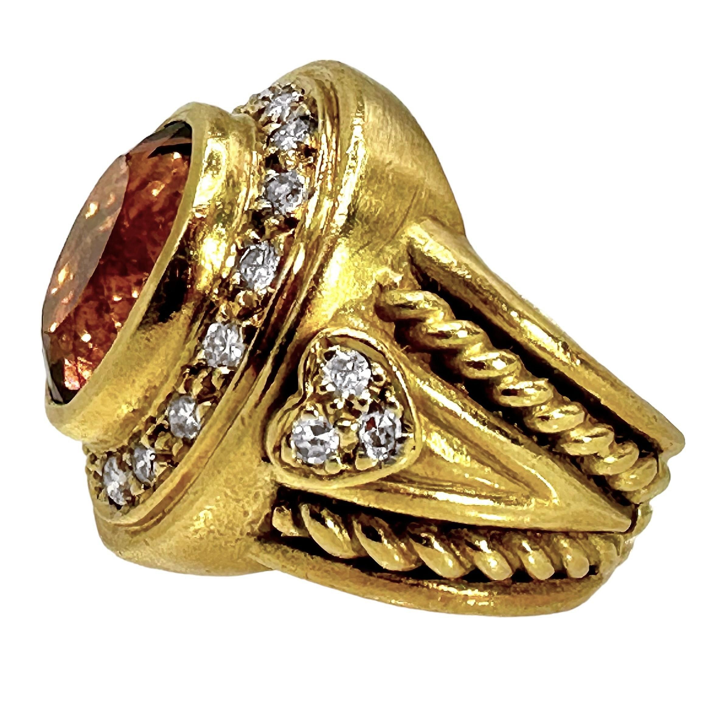 judith ripka yellow stone ring