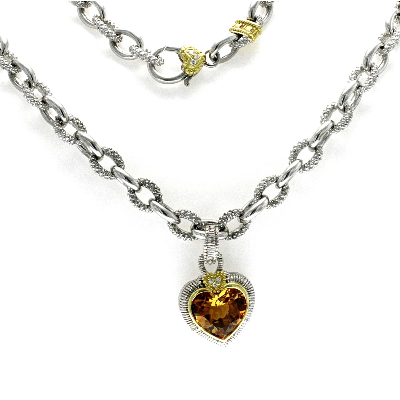 judith ripka heart necklace