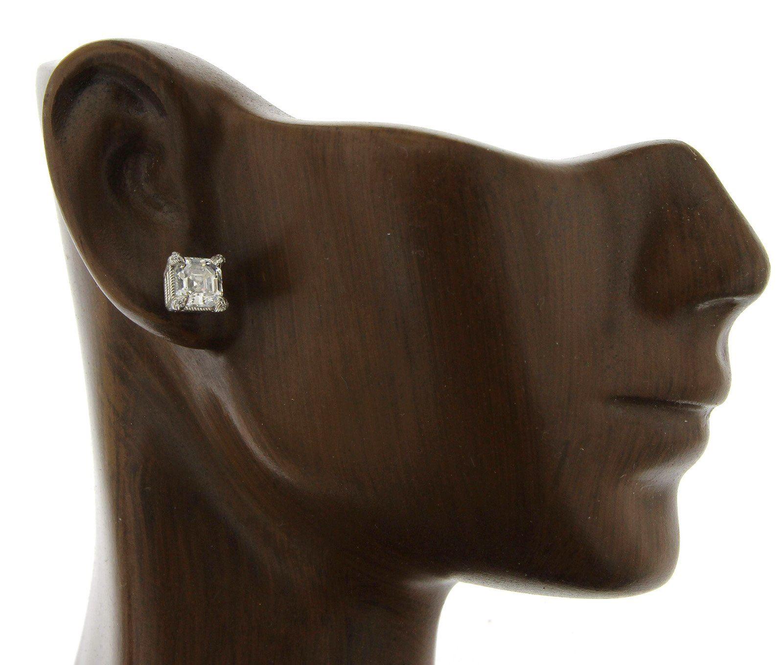 judith ripka diamonique stud earrings