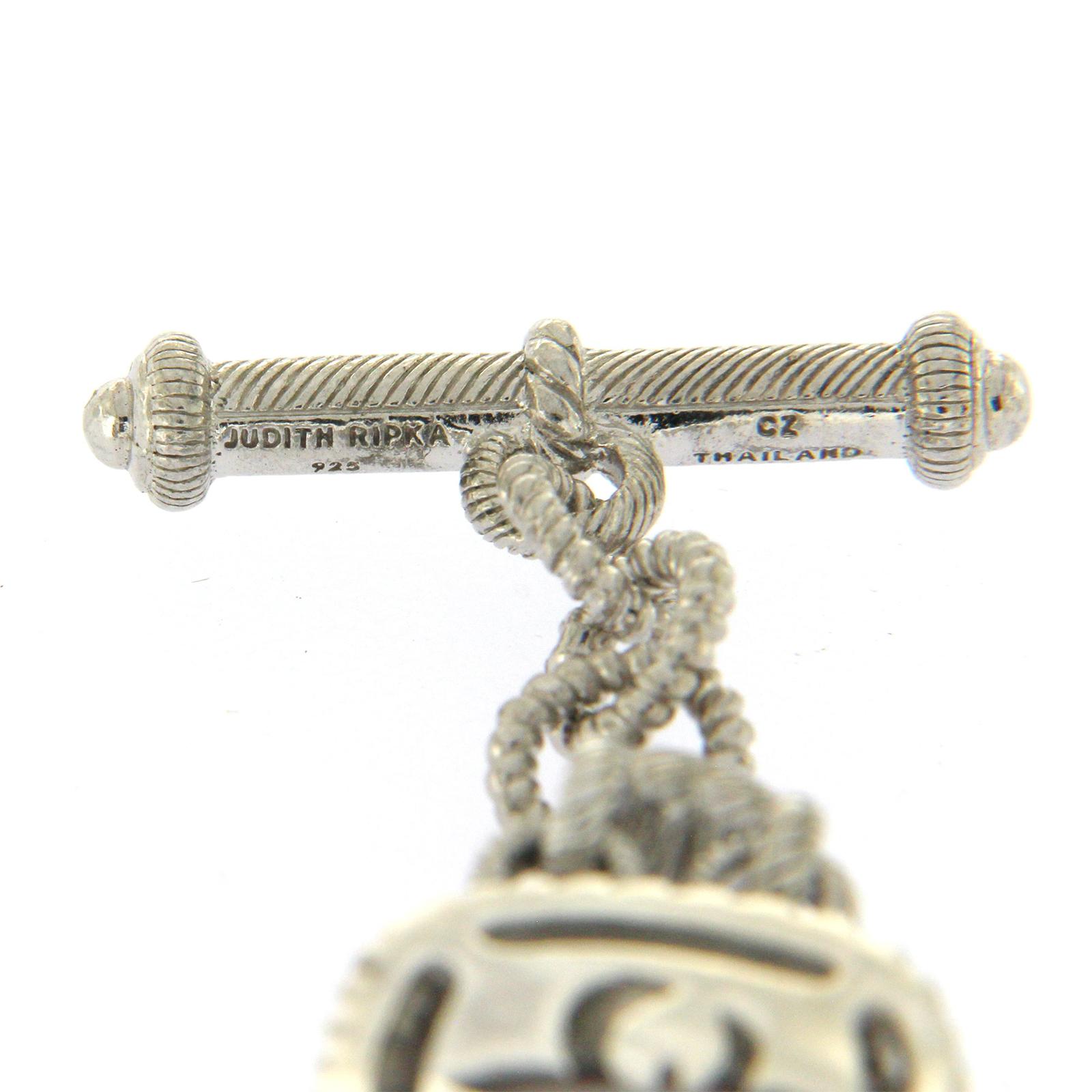 Judith Ripka 925 Sterling Silver Gemstone Doublet Bracelet In Excellent Condition In Los Angeles, CA