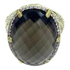 Used Judith Ripka Briolette Diamond Ring