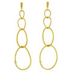Judith Ripka Fabulous Gold Chandelier Earrings