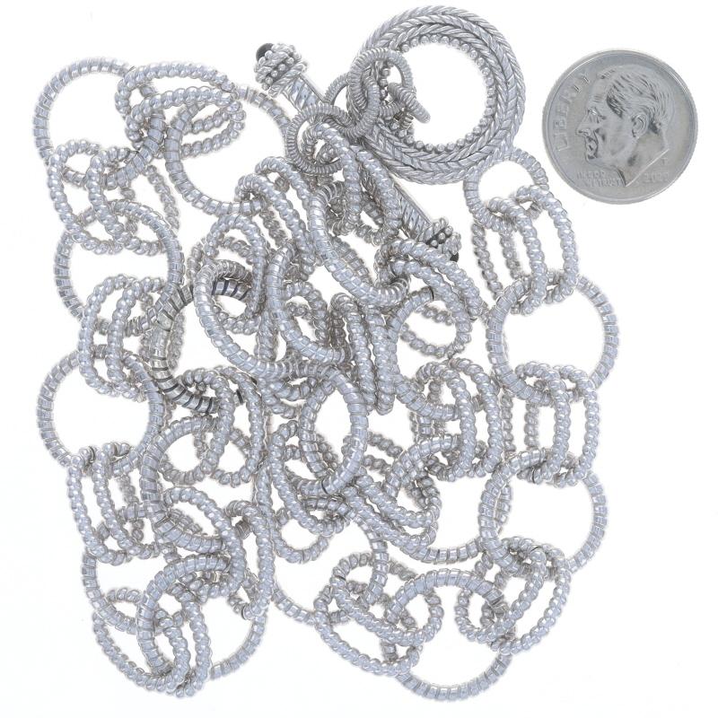 Mixed Cut Judith Ripka Fancy Chain Necklace 18