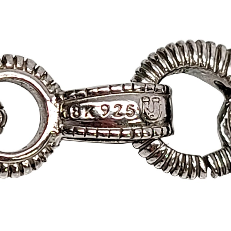 Judith Ripka JR TWO Sterling Textured Link Chain 18K Gold Plated ...