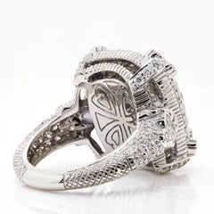 Judith Ripka "Olivia" 2.65 Carat Gold Ring