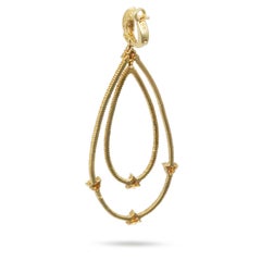 Judith Ripka Open Design Diamond Chandelier Earrings