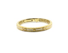 Judith Ripka Romance Bracelet à charnière en or jaune 18 carats et diamant de 2::50 carats
