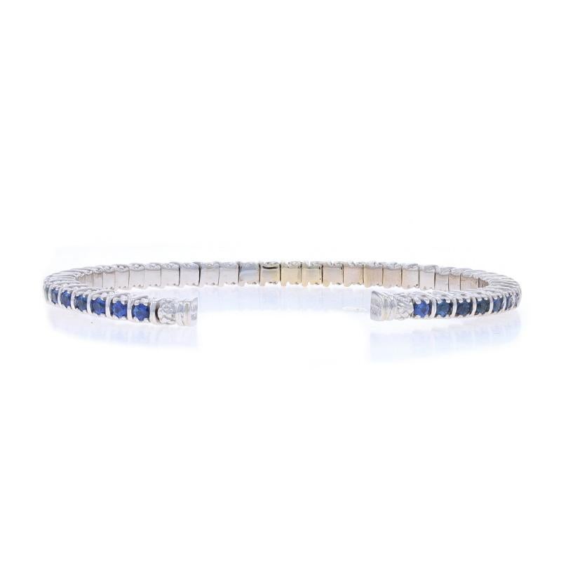 Women's Judith Ripka Sapphire & Diamond Cuff Bracelet 6 1/4