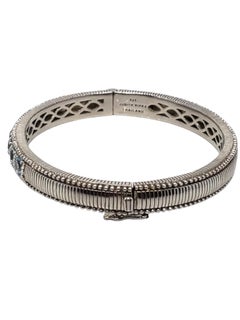 Judith Ripka Braccialetto in argento 925 con Topazio Blu #24104
