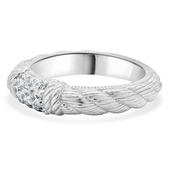 Judith Ripka Sterling Silver Braided Band