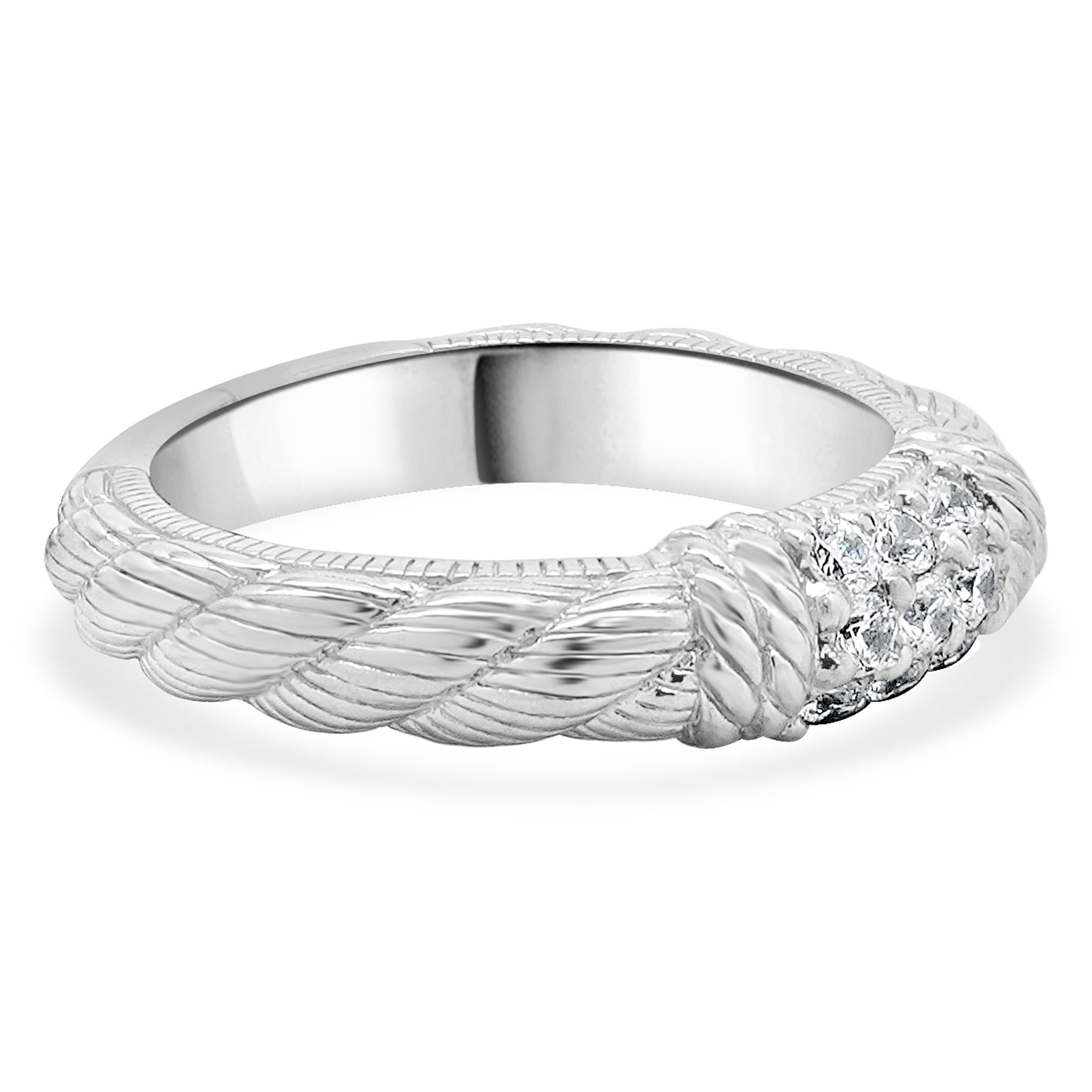 Fascia intrecciata in argento Judith Ripka In condizioni ottime in vendita a Scottsdale, AZ