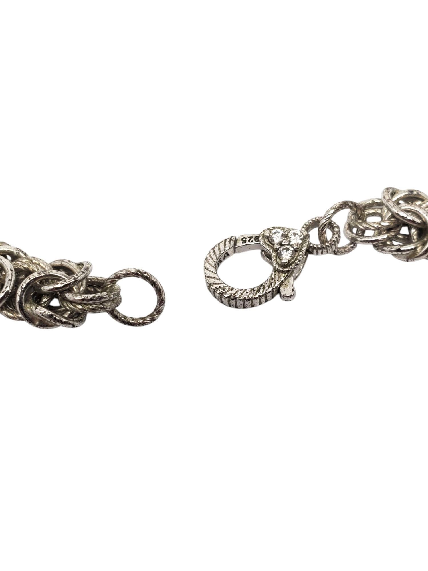 Judith Ripka Collar Verona bizantino de plata de ley 30