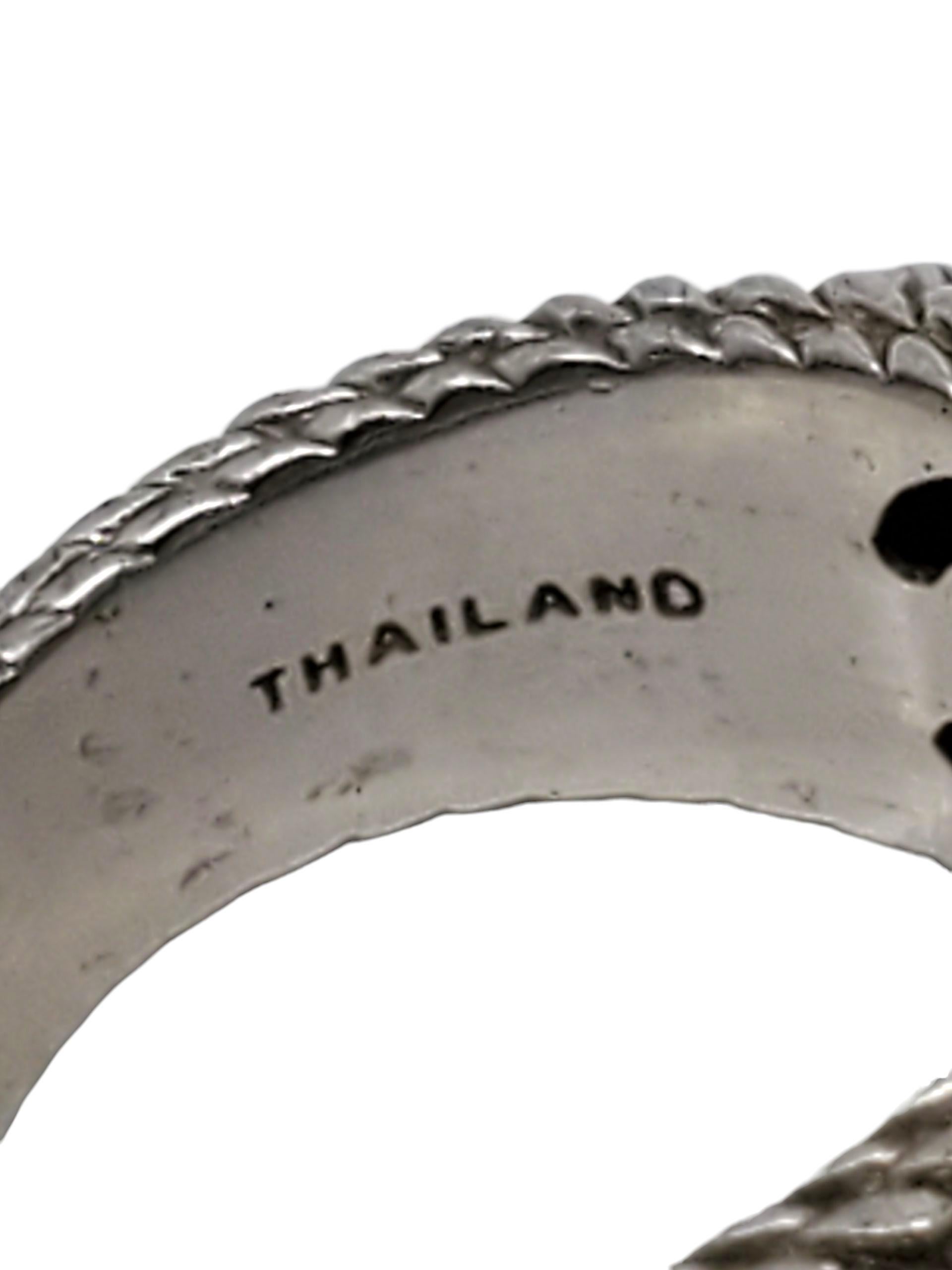 Judith Ripka Anello in argento 925 e perle misura 6 #23435 1