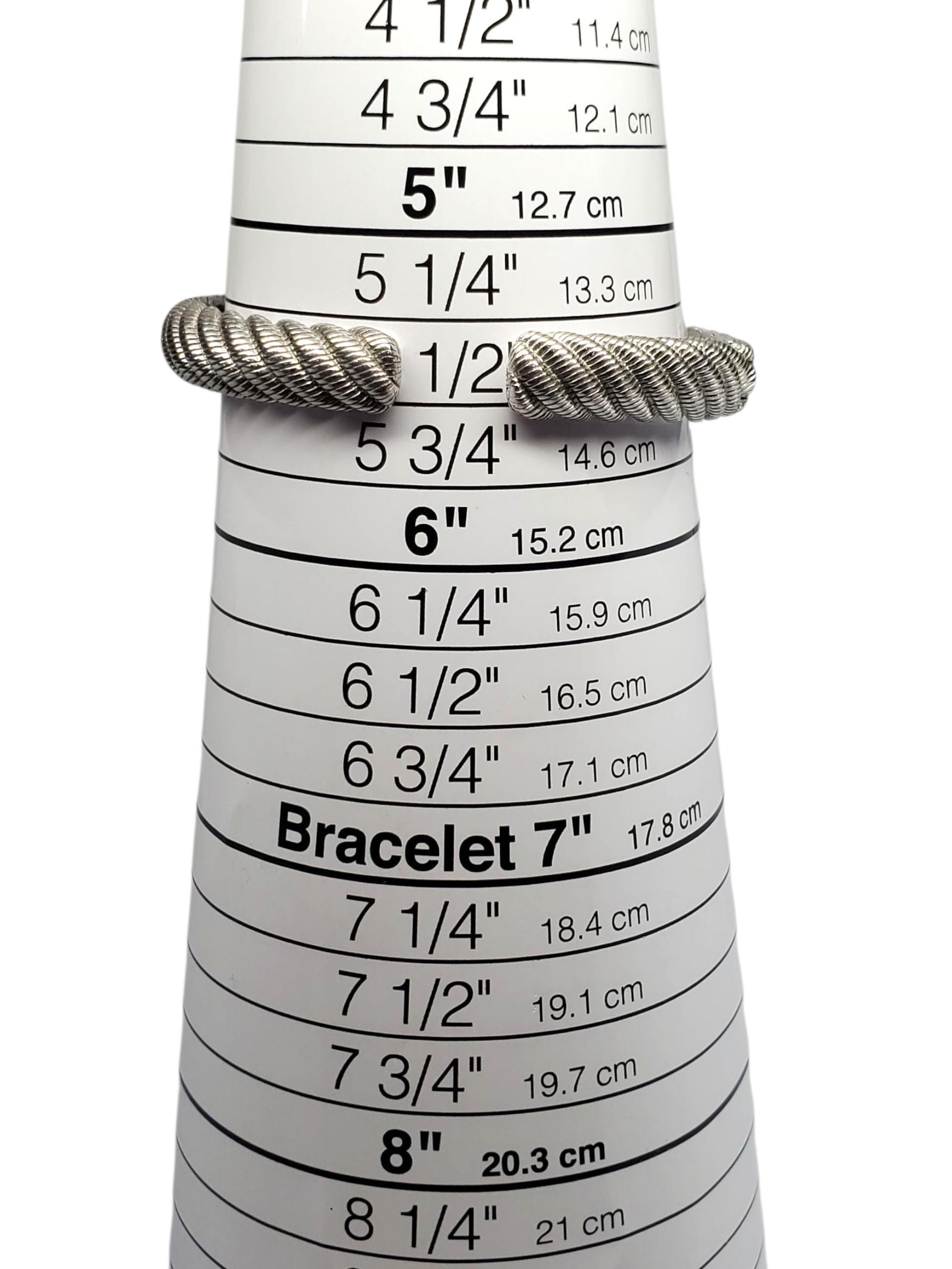 Judith Ripka Bracciale con cerniera in argento Sterling CZ tonalità oro #23387 in vendita 2