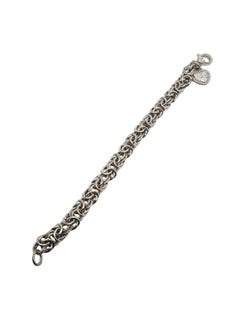 Judith Ripka Sterling Silver CZ Heart Charm Bracelet #19210
