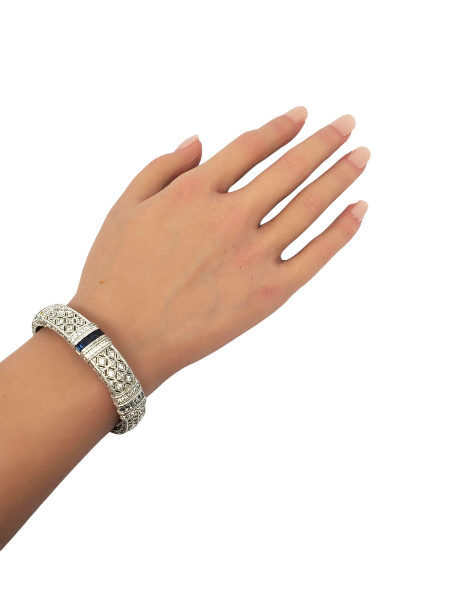 Judith Ripka Bracciale con cerniera in argento 925 # 23385 in vendita 5