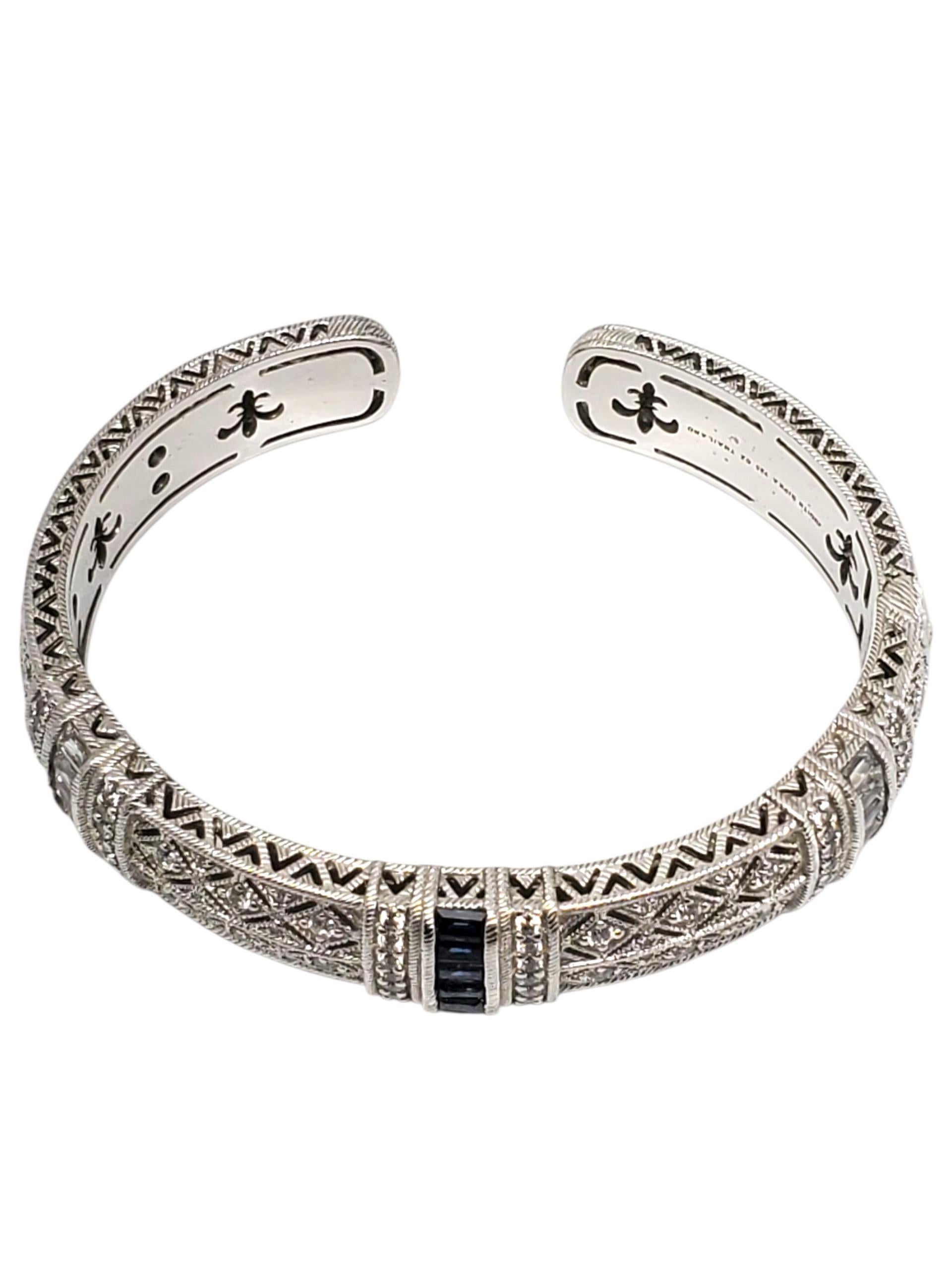 Donna Judith Ripka Bracciale con cerniera in argento 925 # 23385 in vendita