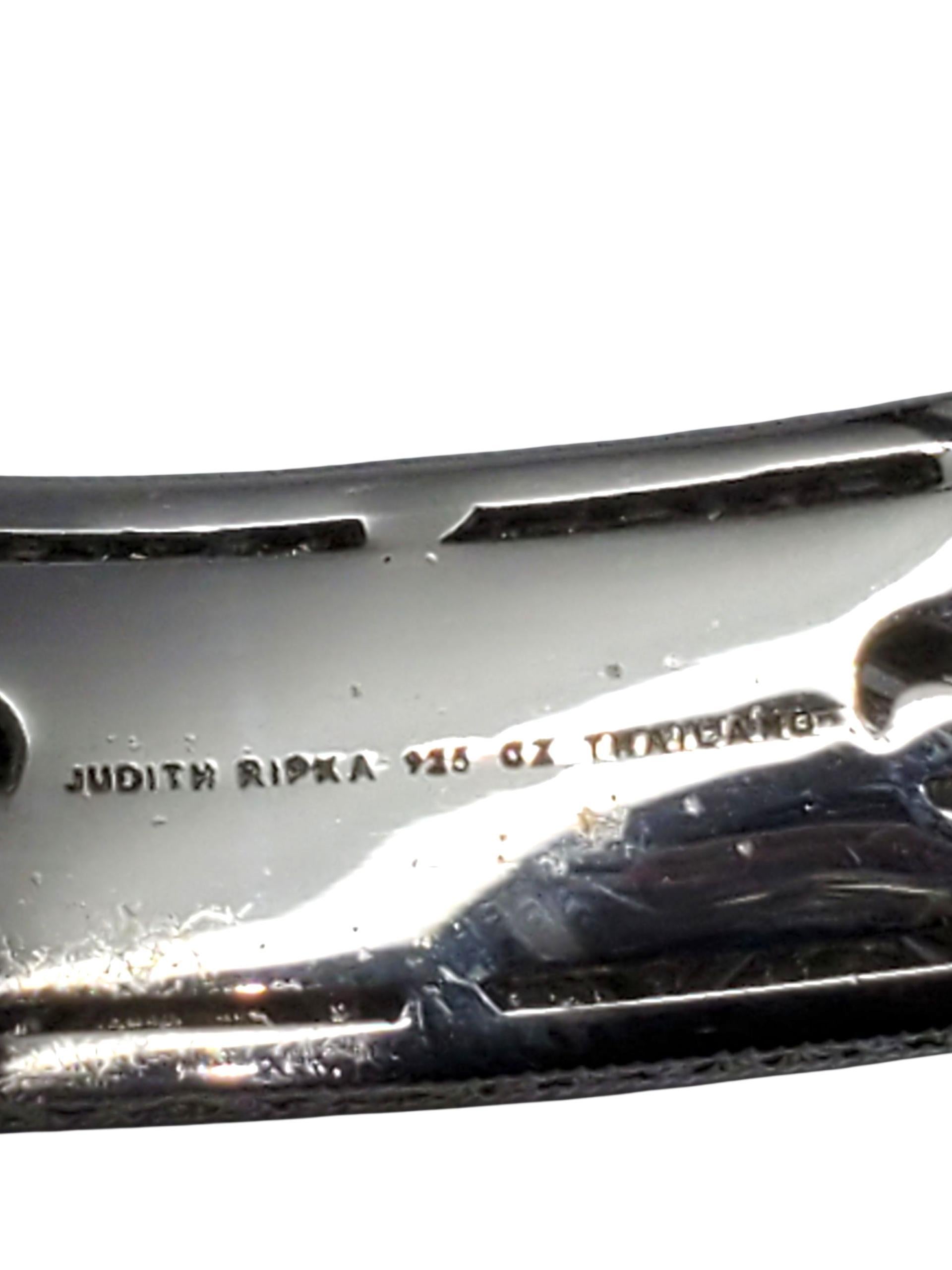 Judith Ripka Bracciale con cerniera in argento 925 # 23385 in vendita 2