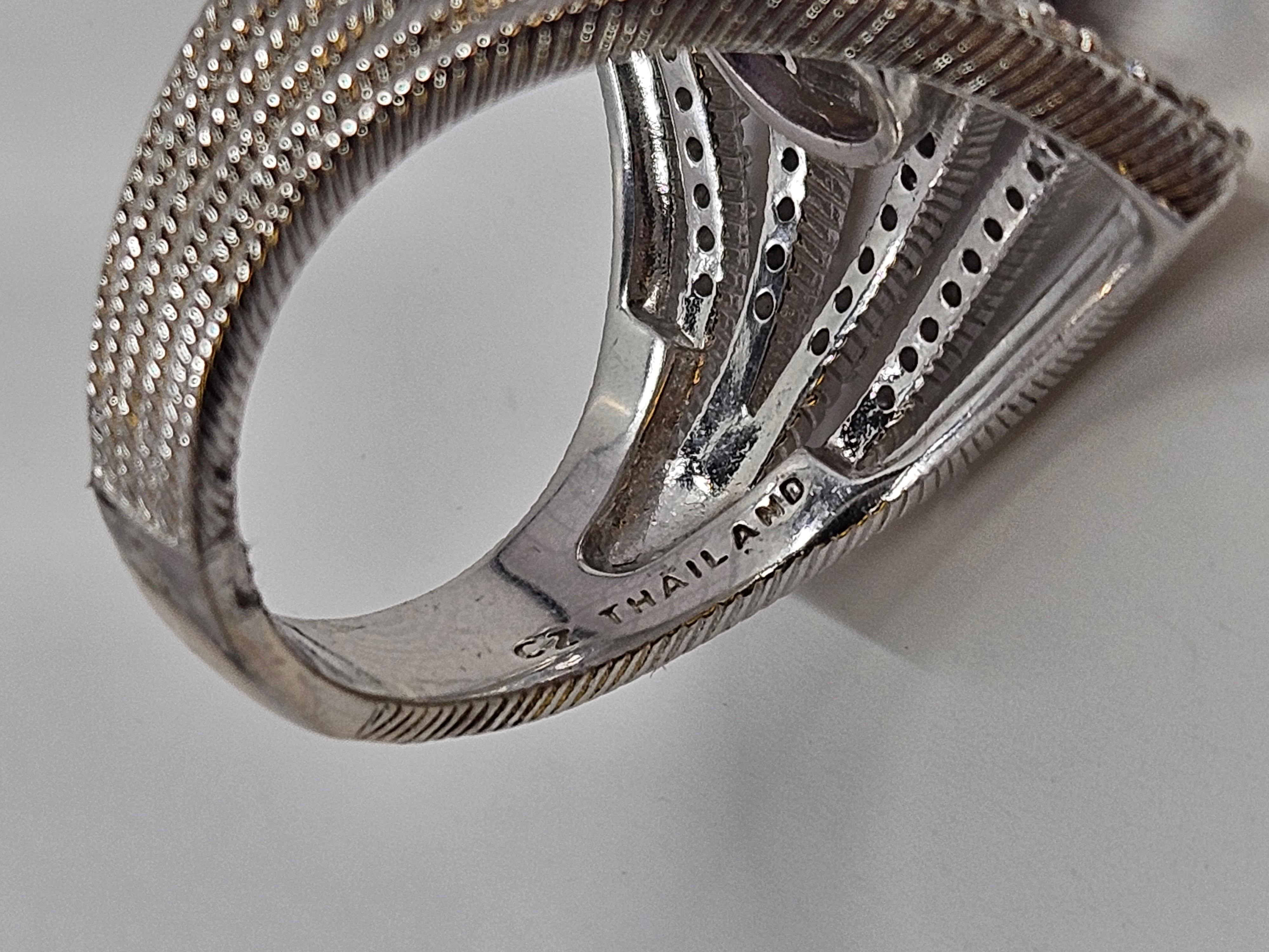Judith Ripka Ring aus Sterlingsilber und CZ 1