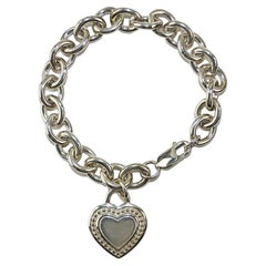 Judith Ripka Bracelet en argent sterling en forme de cœur 49,7 g