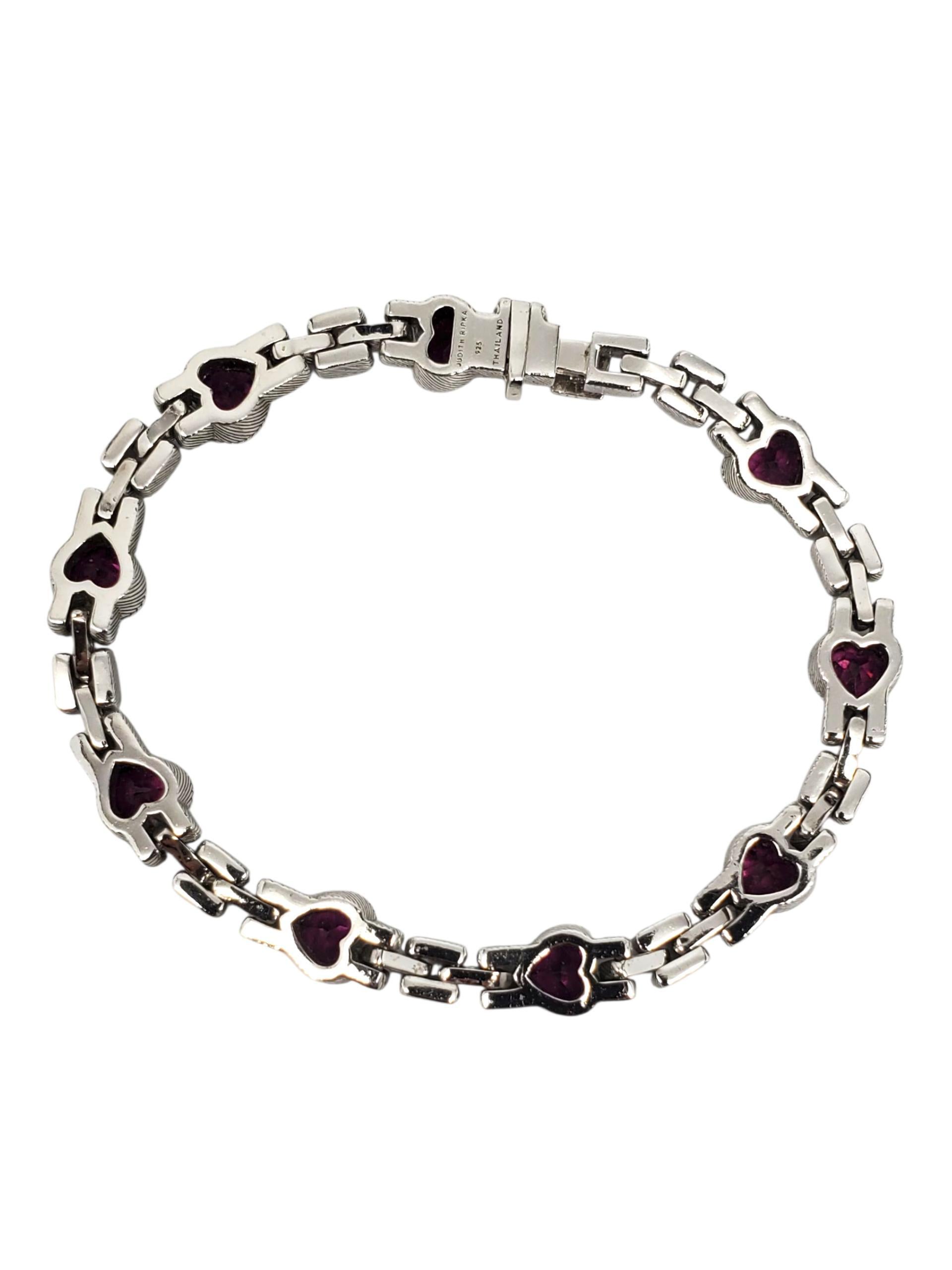 Donna Judith Ripka Bracciale a cuore in argento Sterling #23389 in vendita