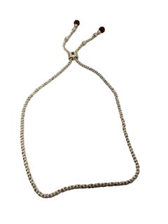 Judith Ripka Sterling Silver Lariat Drop Necklace 30" #19946