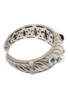 Judith Ripka Bracciale con cerniera in argento 925 con più pietre preziose #23386