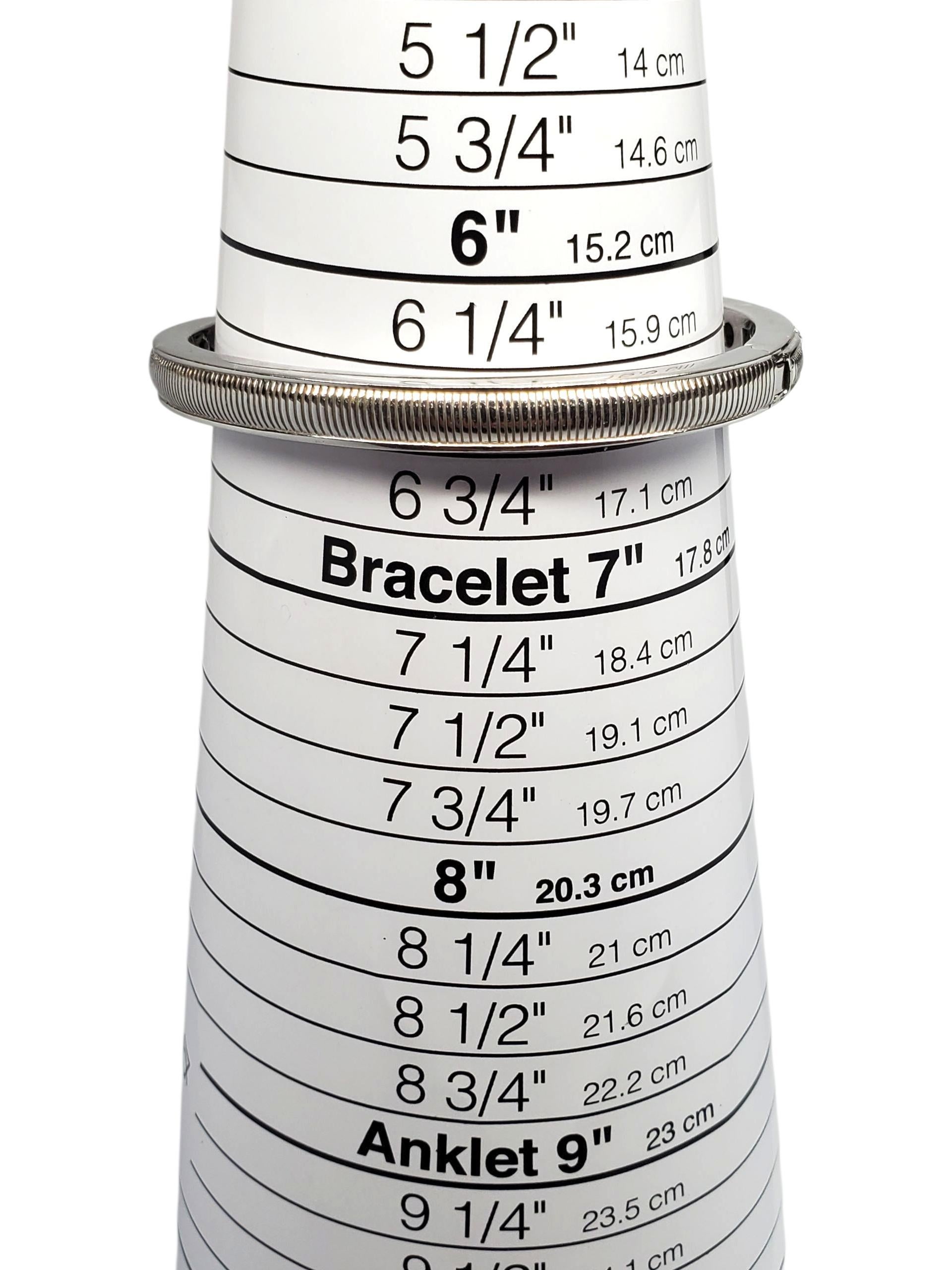 Judith Ripka Bracciale ovale con cerniera in argento 925 con più gemme #23388 in vendita 1