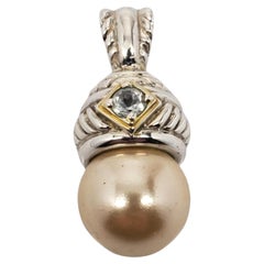 Judith Ripka Ciondolo con perle e lolite in argento sterling #20775