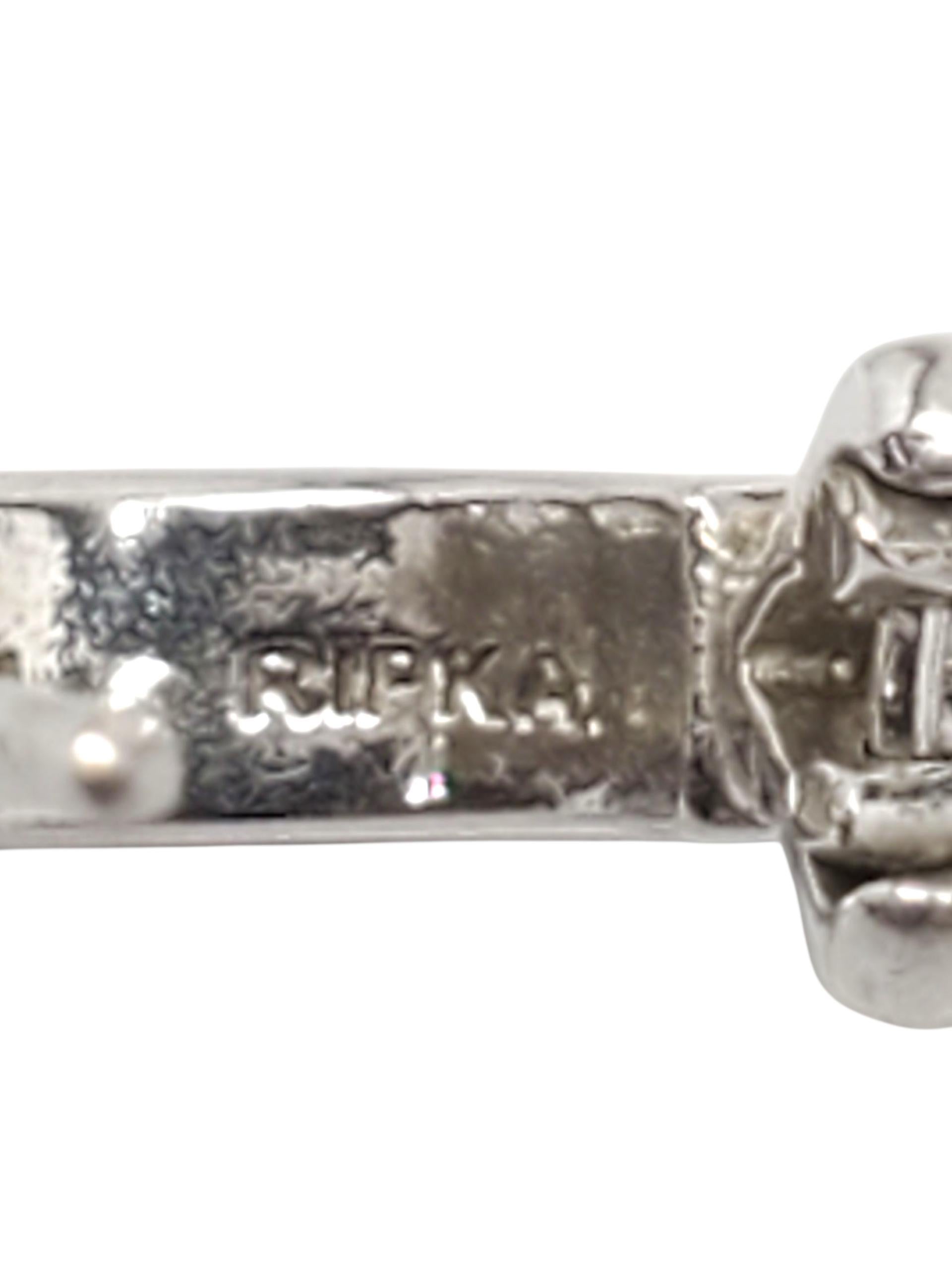 Judith Ripka Orecchini pendenti in argento con quarzo fumé e CZ #22581 in vendita 1