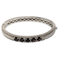 Judith Ripka Bracciale in argento con topazio fumé #24105