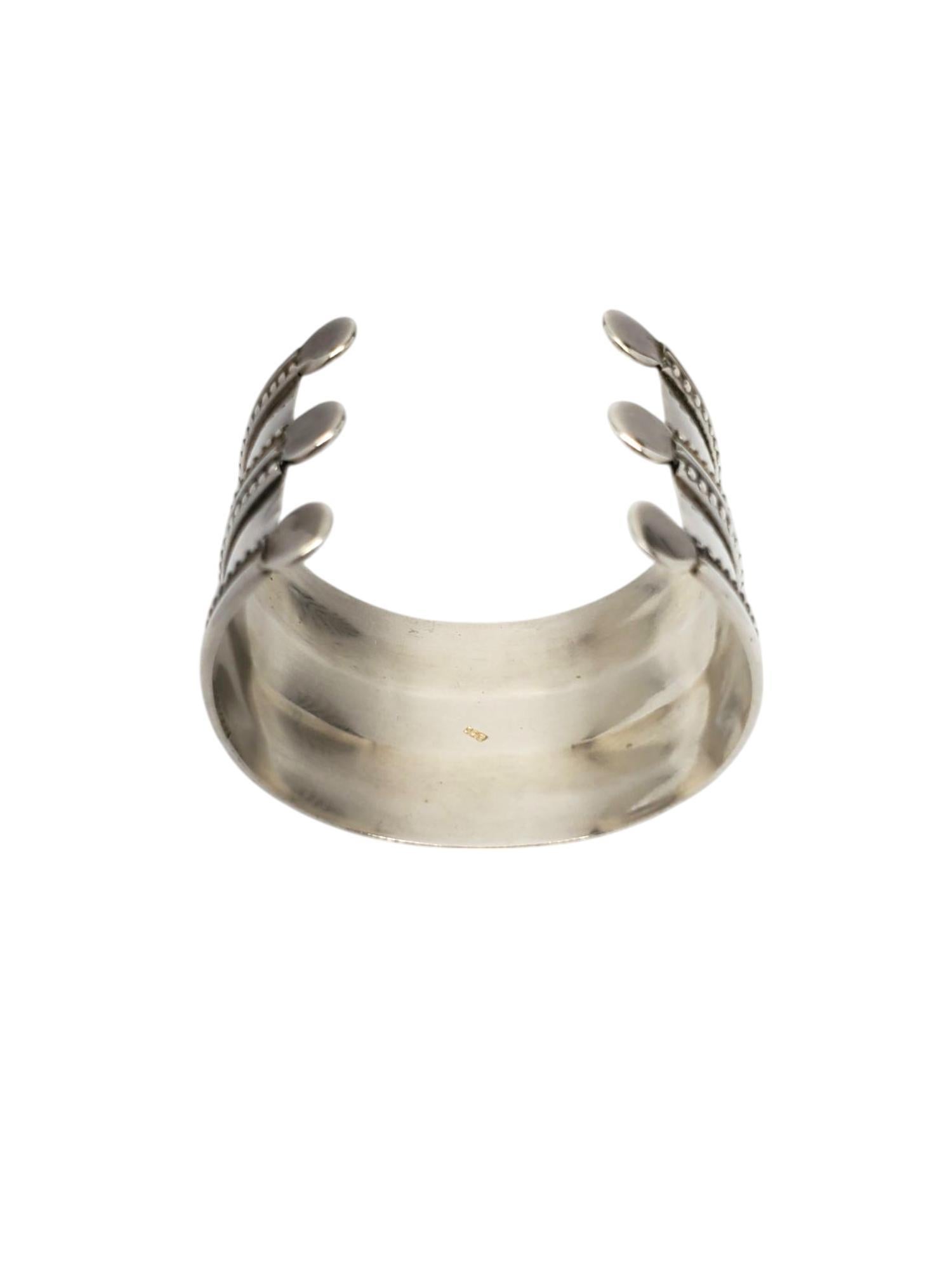Donna Judith Ripka Anello con cuore di turchese in argento sterling misura 7 #21101 in vendita