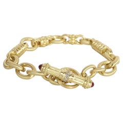 Judith Ripka Toggle Diamond Bracelet in 18K Yellow Gold 0.25 CTW
