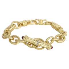 Judith Ripka Toggle Diamond Bracelet in 18K Yellow Gold 0.25 CTW