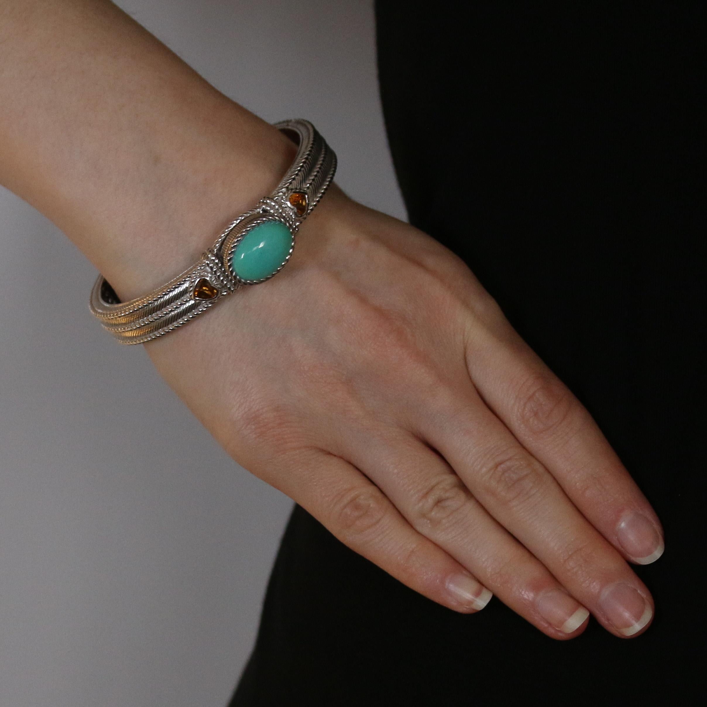 judith ripka turquoise bracelet
