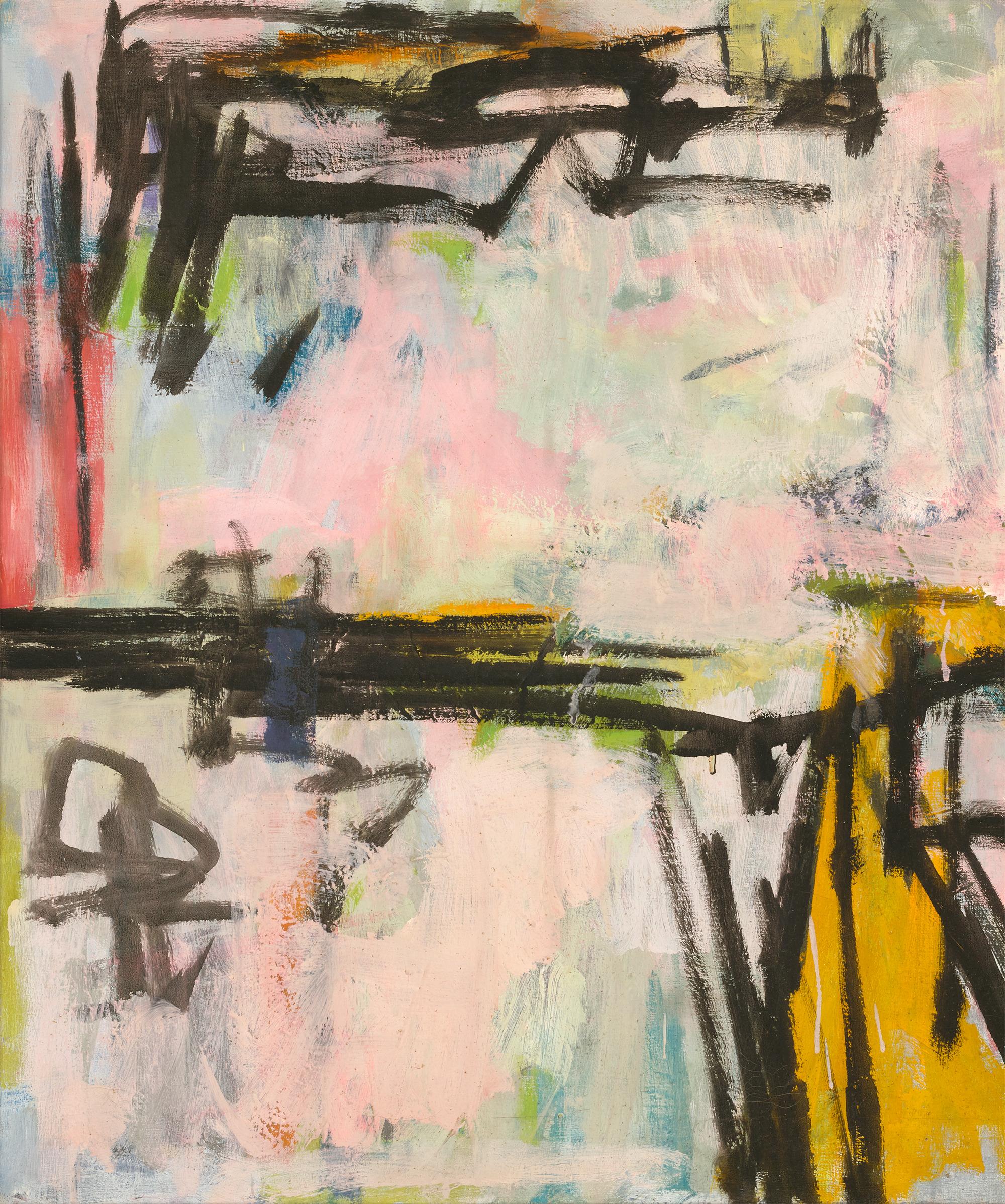 Lande di Judith Rothschild - Painting Postmoderno di Judith Rothschild 