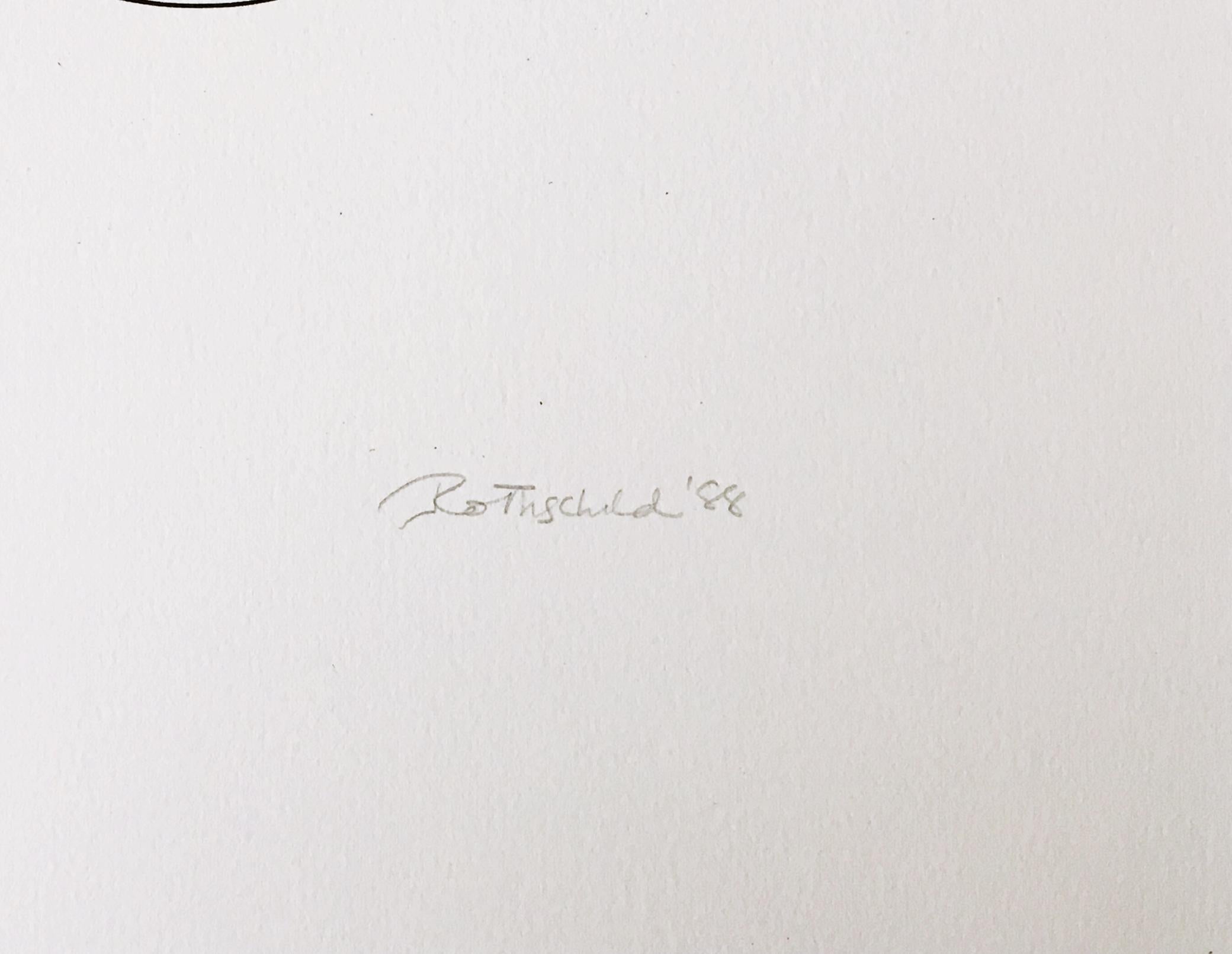 Judith Rothschild
Sans titre, extrait du portfolio de la Long Point Gallery, 1988
Gravure sur bois sur papier
Signée à la main, numérotée 22/30 et datée sur la partie inférieure du recto.
15 × 22 pouces
Non encadré

Éditeur : Long Point Gallery,