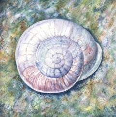 Snail, Original Animal Painting on Paper, 2018