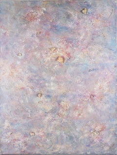Crystal Blue Persuasion - Original Oil Painting on Canvas with Quartz