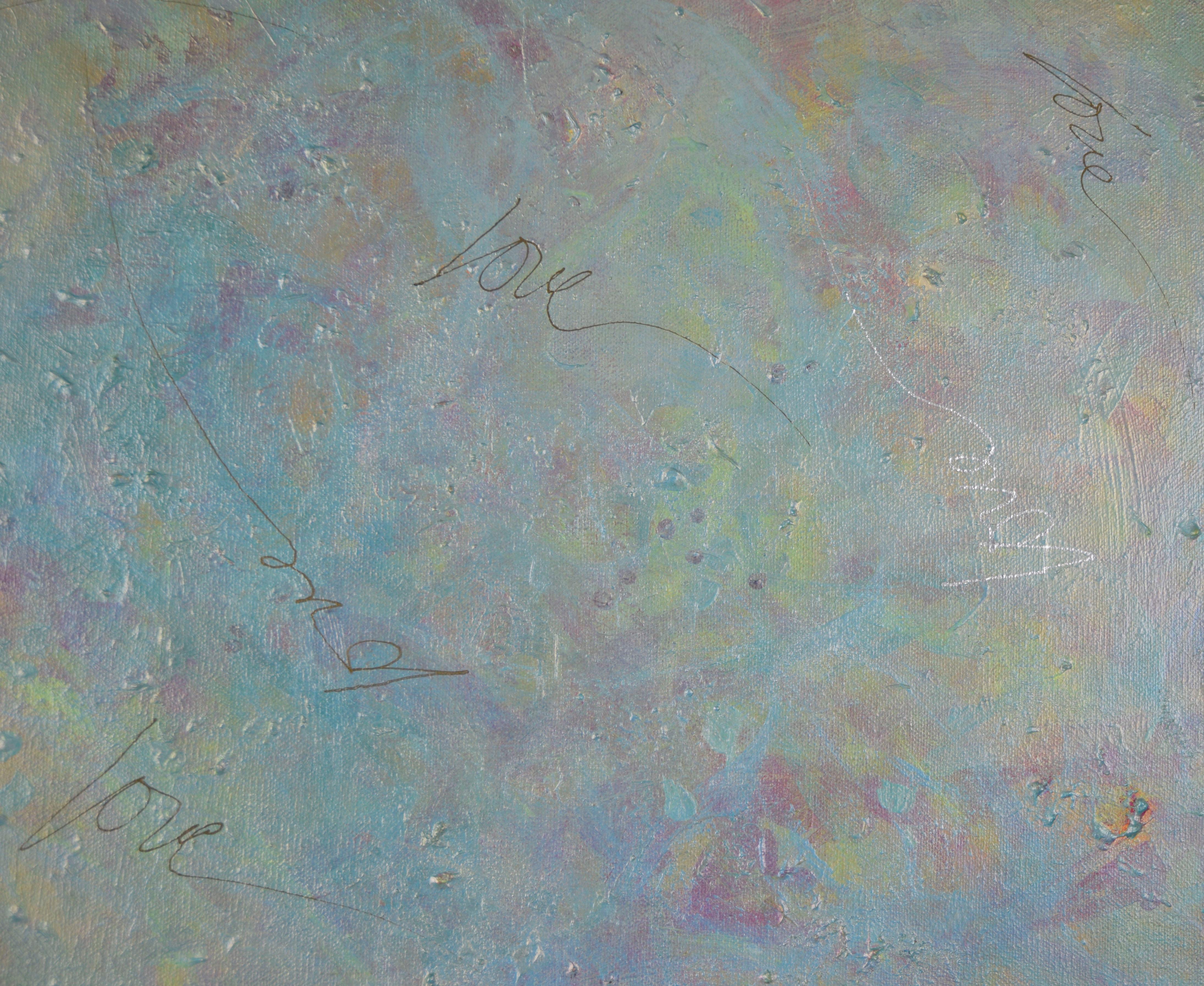 Love is in the Air – Meisterwerk Original Acryl auf Leinwand – Painting von Judith W Winslow