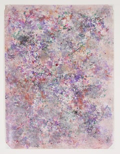 Purple Muse - Original Abstract on Laid Paper