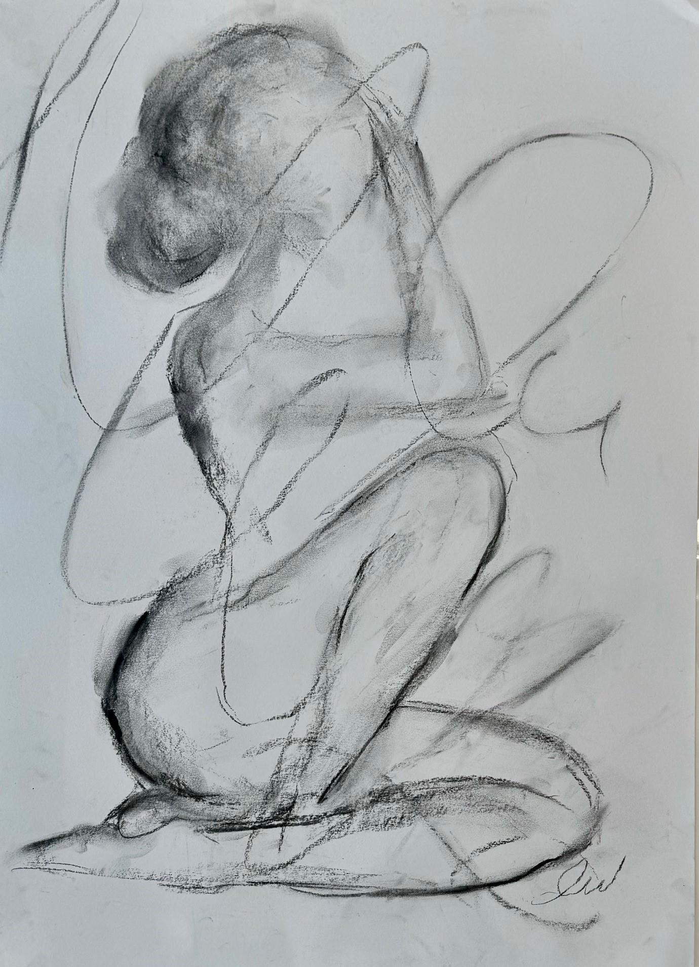Feeling Sassy di Judith Williams nudo in bianco e nero su carta