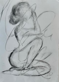Feeling Sassy de Judith Williams desnudo en blanco y negro sobre papel