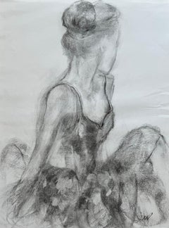 Radiant by Judith Williams contemporary black and white ballerina